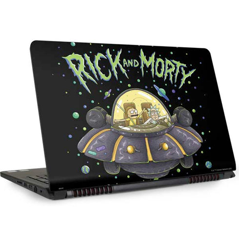 Adult Swim Rick and Morty Spaceship Dell Inspiron Skin